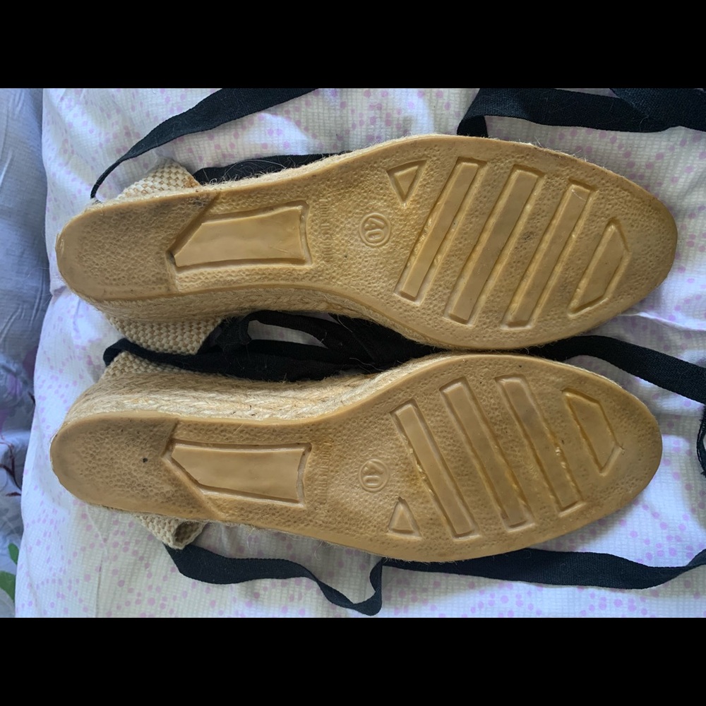 Spanish Calzados Fernández espadrilles, black, size 40 - Picture 6 of 6